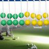 8 Stück Outdoor Rasen Hof Golf Wurfball Ersatzleitern Wurfspiel Ball Harter Golf Trainingsball für Hinterhofspiel
