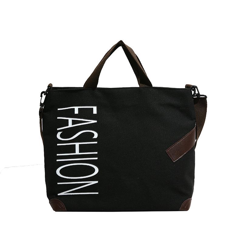 

Large Canvas Tote Bag for Women Stylish Casual Shoulder Bag Spacious Commuter Bag Perfect for College Students Work & Everyday Use чёрный