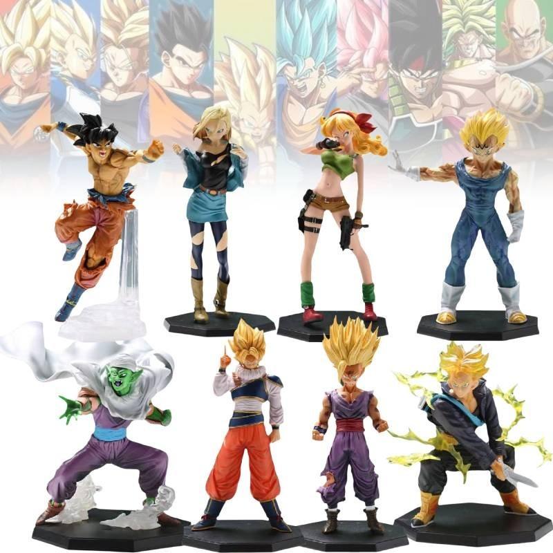 Collectible Pvc Dragon Ball Son Goku Majin Vegeta Green Outfit Figure Display Model