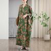 New Floral Vacation Style Travel V-Neck Vintage Dresses