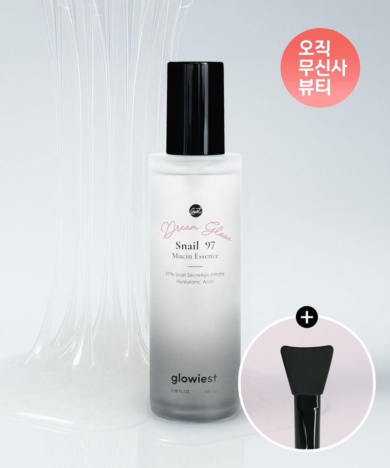 [Exclusive Set] Dream Glow Snail 97 Mucin Soothing Moisturizing Essence ( + Epolis Brush)