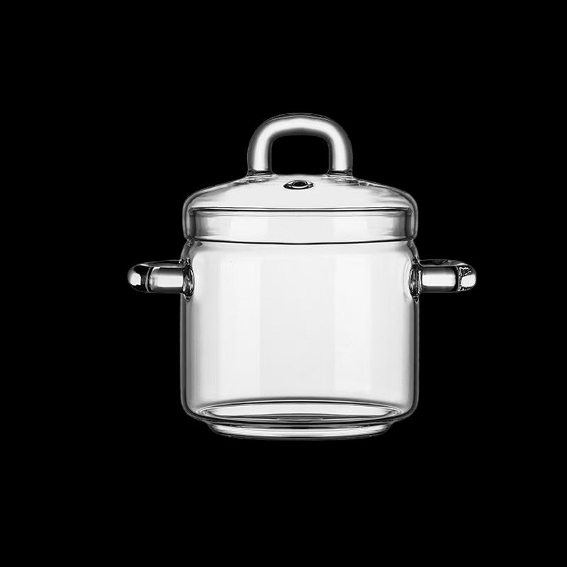Utoo Heat-Resistant High Borosilicate Glass Soup Pot