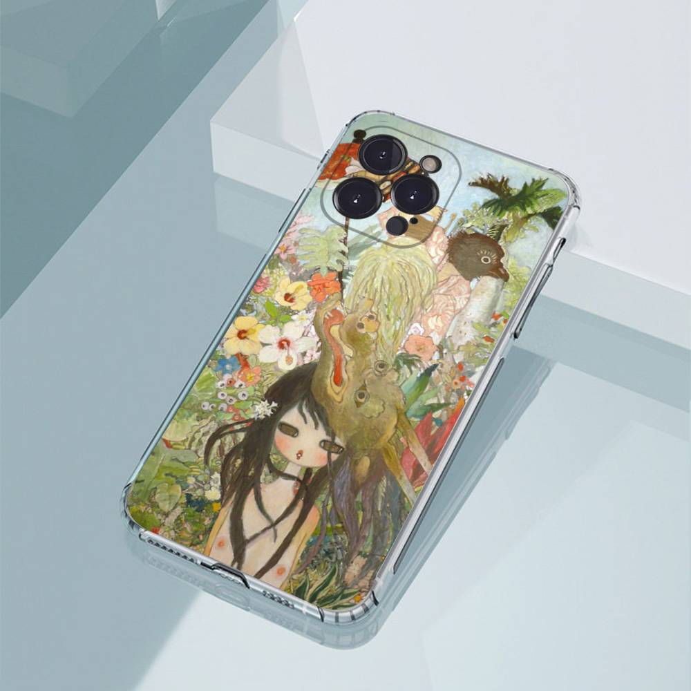 Aya Takano paint Phone Case For iPhone17,16,15,14,13,12,11,Pro,Xs,Max,Mini,Plus Antislip Shockproof Hard
