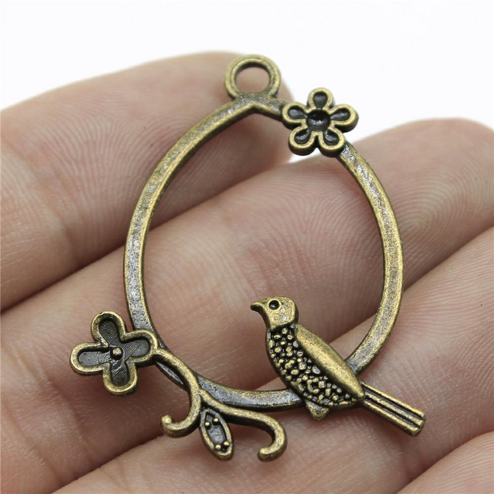 10pcs Vintage Water Droplets Charms For Earring Making DIY Earring Making Findings Accessories Earring Parts