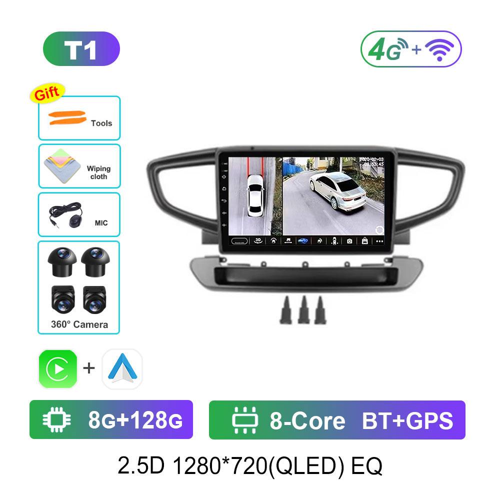 for Hyundai Ioniq AE 2016 - 2025 Car Radio Multimedia Player Android 14 Intelligent System GPS Navi WiFi 4G Buletooth Head Unit