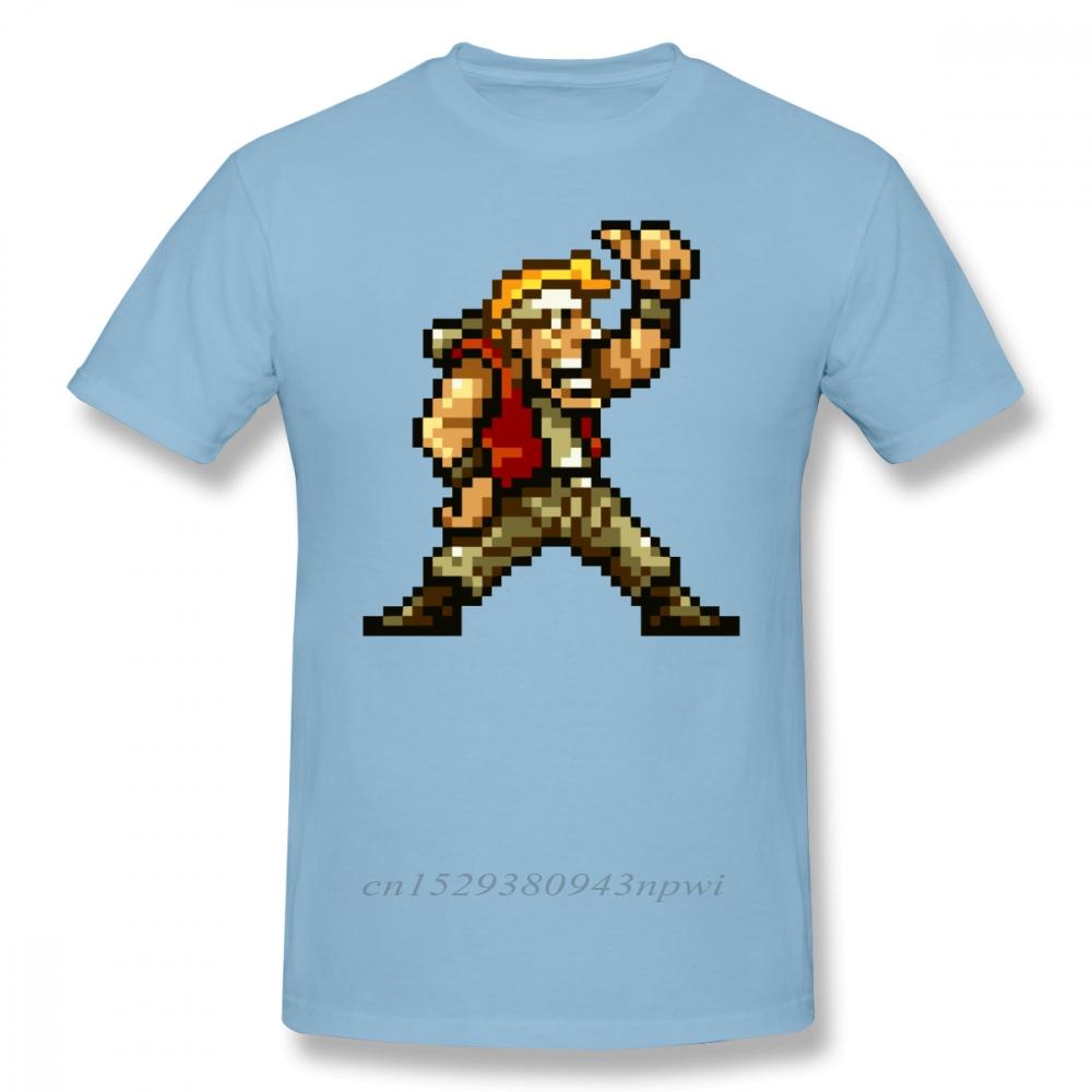 Metal Slug T Shirt Marco Rosi TShirt Graphic Tee Shirt Beach Cute 100 Cotton ShortSleeve Unisex Tshirt