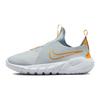 Tênis Infantil Flex Runner 2 GS Aura University Gold Cinza Azul Desgastado DJ6038-409