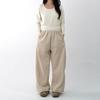 Onl Women Fleece Cut Wide Pants Training Pants
