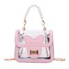 Pearl Transparent Handheld  Handbag Childhood Fun Stitching Shoulder Single