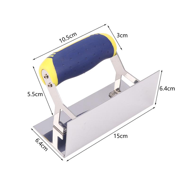 Inner Outer Corner Trowel Stainless Steel Corner Mason'S Knife Diatom Mud Scraping Putty Internal External 90Celsiusorner Trowel