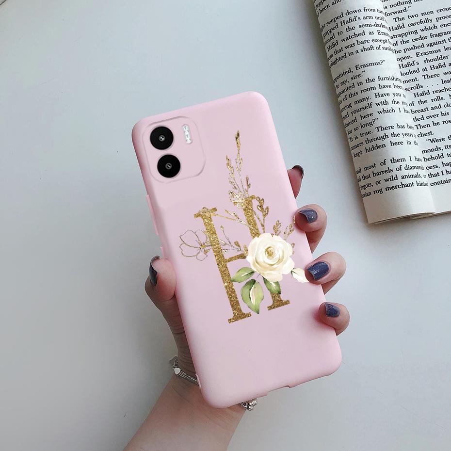 For Redmi A2 Plus Case Funda Cute Letter Soft Silicone Phone Case For Xiaomi Redmi A2 Plus Case Cover Bumper for Redmi A2+ Coque