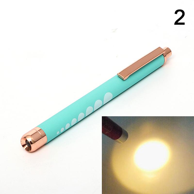 Mini Medical Pen Light Portable LED Flashlight Mini Torch White Yellow Light For Doctor Nurse Diagnosis Measurements Penlight