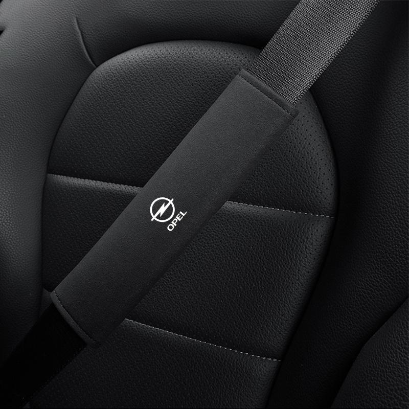 2pcs Car Seat Belt Shoulder Pads Adjustable Protective Shoulder Cover For Opel Astra Insignia Corsa Zafira Meriva Mokka Vivaro