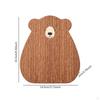 Bärenform Holzplatte Dessertbrett Stabil Entzückendes Tablett für Küchenutensilien