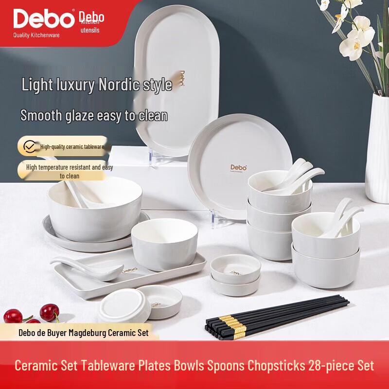 Debo Magdeburg 28-Piece Ceramic Dinnerware Set