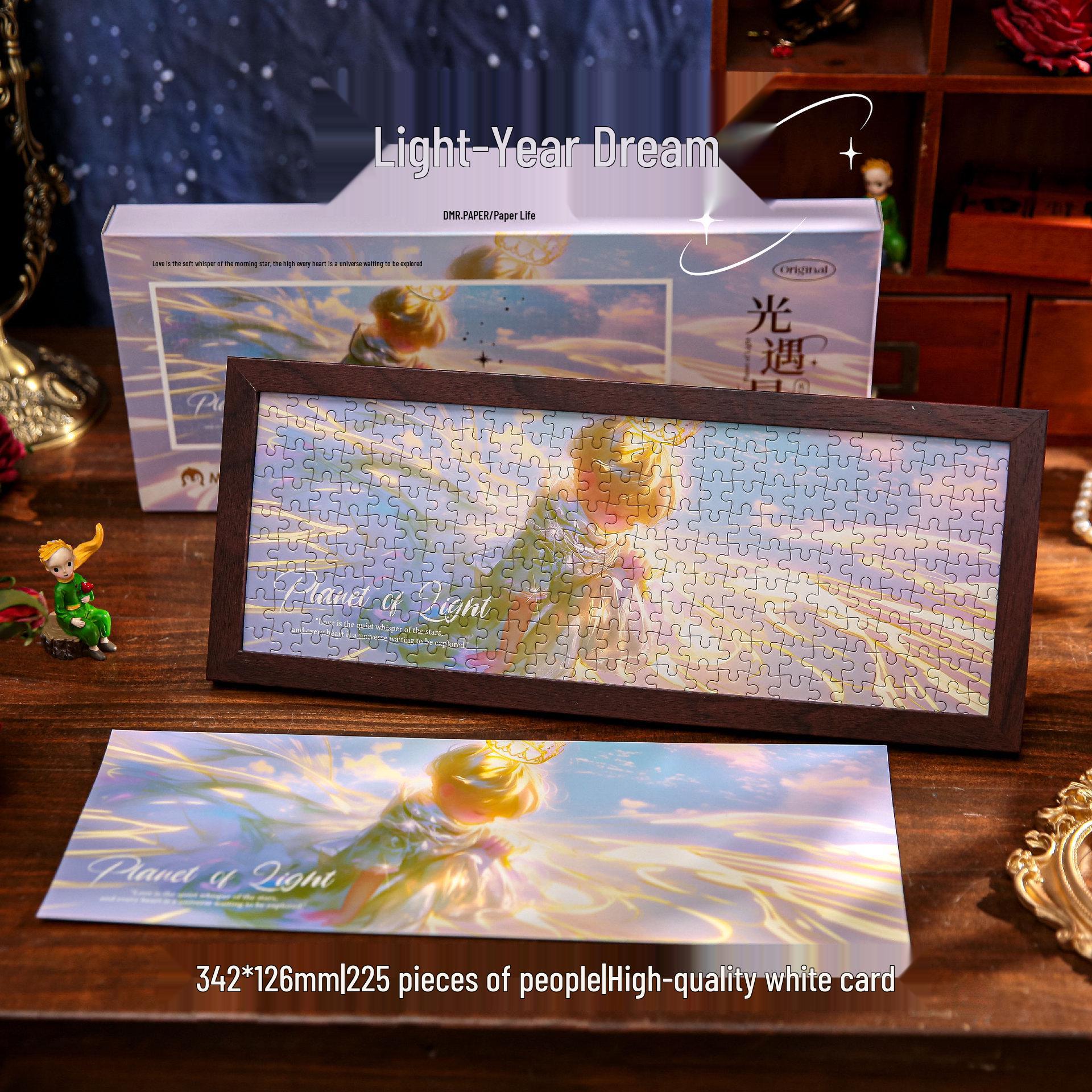 Mr. Paper Sky: Children of the Light Planet Series Romantic DIY Desktop Puzzle Ornament
