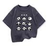 Original Design Kinder Lockere Kleidung Kurzarm T-Shirt Niedlich Chinesischer Riesenpanda Grafik Baumwolle T-Shirt Jungen Mädchen Lockere T-Shirt Oberteile