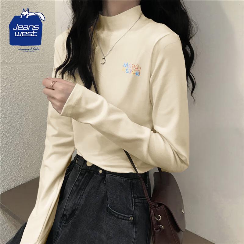 JEANSWEST CLUB Women s Thermal Turtleneck T-Shirt M