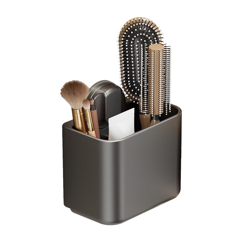 Wall-Mounted Suction Cup Storage Rack for Bath Essentials