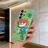 Classic Cartoon Characters-R-Rugrats Clear Soft Silicone Phone Case forSamsung S25, S24, S21, S22, S23, S30, Ultra, S20, Plus