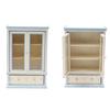 1:12 Casă de păpuși Mobilier de Bucătărie în miniatură Dulapuri albe Vitrine Cadou Copii