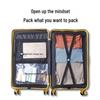 OEING Front-Opening Hardshell Spinner Luggage