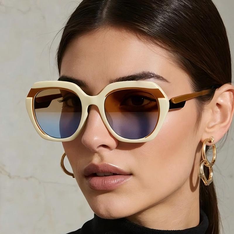 

Жіночі сонцезахисні окуляри, модні сонцезахисні окуляри з великою оправою.