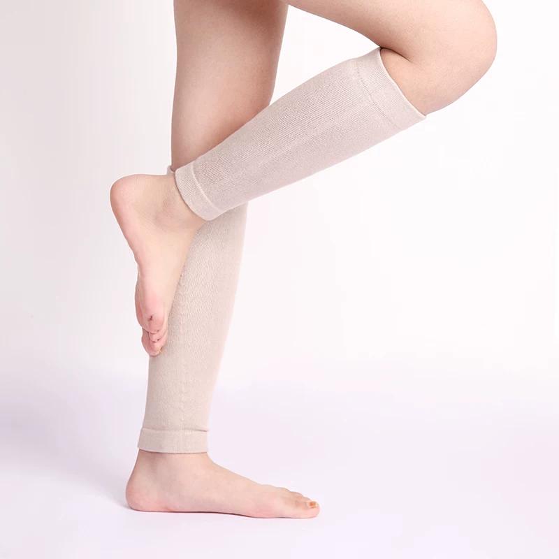 Warme Baumwoll-Beinwärmer für Damen und Herren, Kälteschutz, Wärmeerzeugend, für Waden, Herbst- und Winterschutz, Gestrickte Beinlinge aus reiner Baumwolle