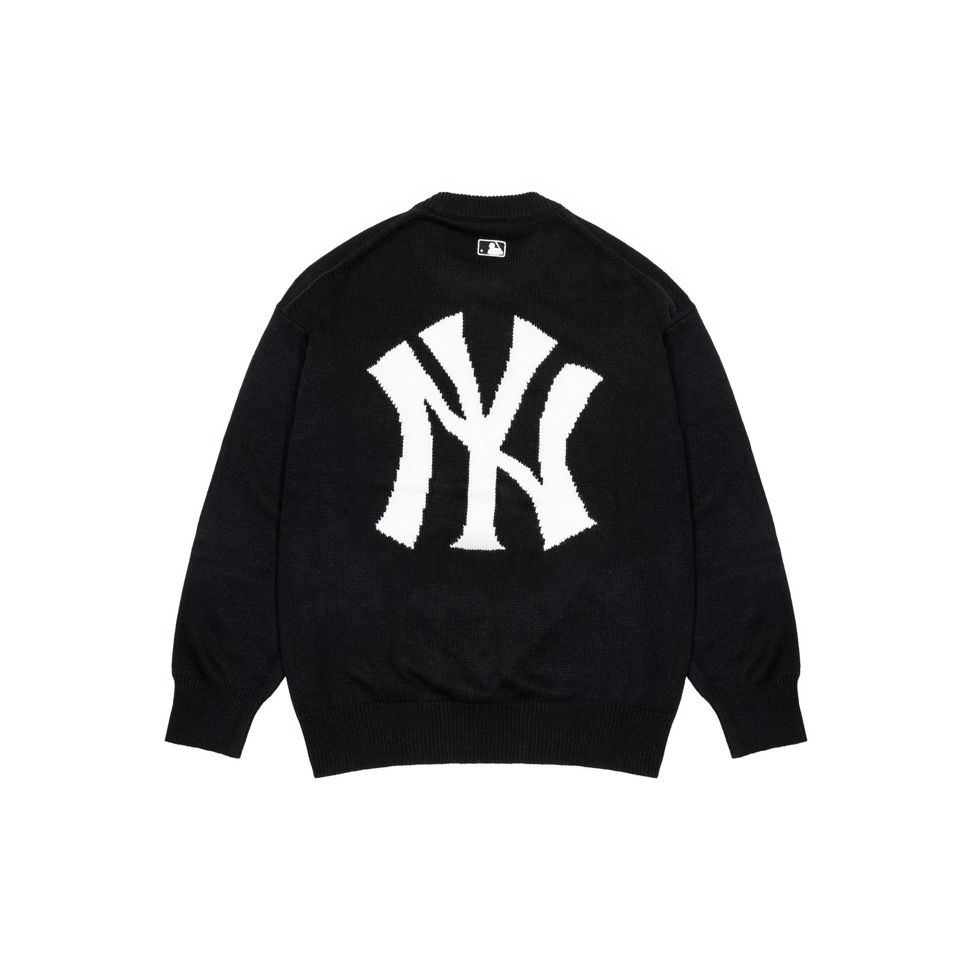 Свитеры MLB New York Yankees Унисекс Черный Круглый вырез Умеренные Другое 3AKPB0126-50BKS M чёрный