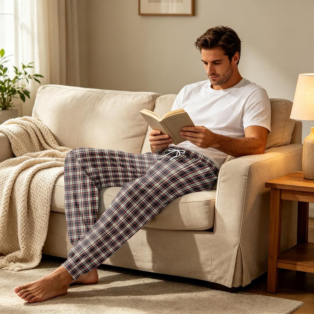 Men's Sleep Pants for Fall Winter Comfortable Pajama Bottoms for Everyday Wear