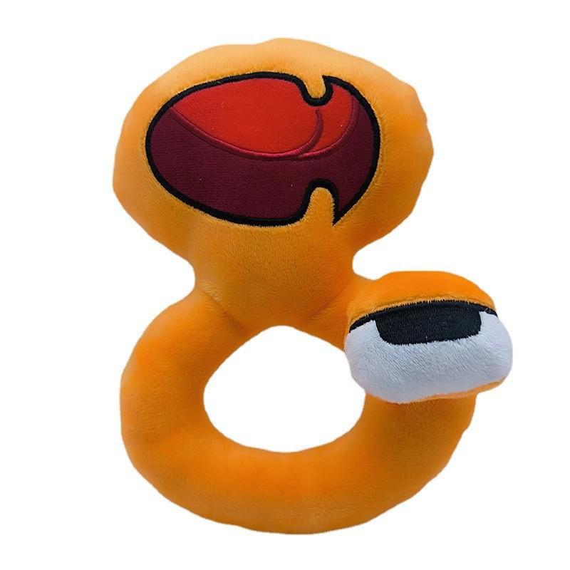 0-9 Number Lore Plysjleketøy Karakterdukke Kawaii Kosedyr Alfabet Lore Plysjleker for Barn Pedagogiske Gaver