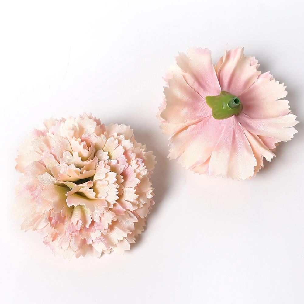 10Pcs Artificial Flowers Heads for Wedding Marriage Decoration DIY Garland Accessories Home Decor Fake Flower Crafts Wreath Gift