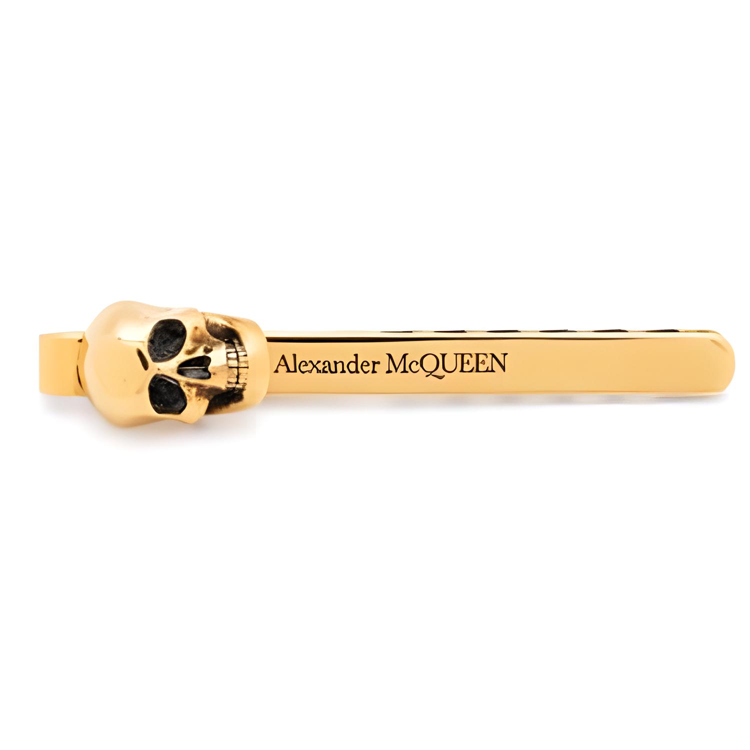 Alexander McQueen Skull Design Hair Clip Men accessories Gold 705845-J160G-0448 F,Gold