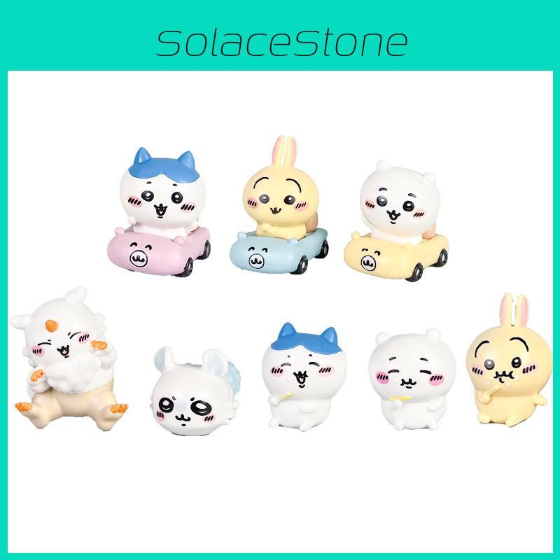 Vtipný medvěd Chiikawa PVC sběratelská figurka s výraznými emotikony pro fanoušky anime