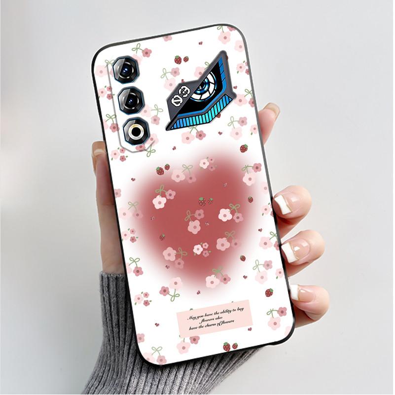 For ZTE Nubia Neo 3 Neo3 GT 5G Case Z2465N Shockproof Silicone TPU Butterfly Flower Back Cover For Nubia Neo 3GT Soft Phone Case