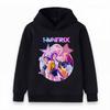 Kids Boys Girls Hoodie, Colorful Music Girl Group Disco Star Print Casual Long Sleeve Pullover Sweatshirt for Daily Wear