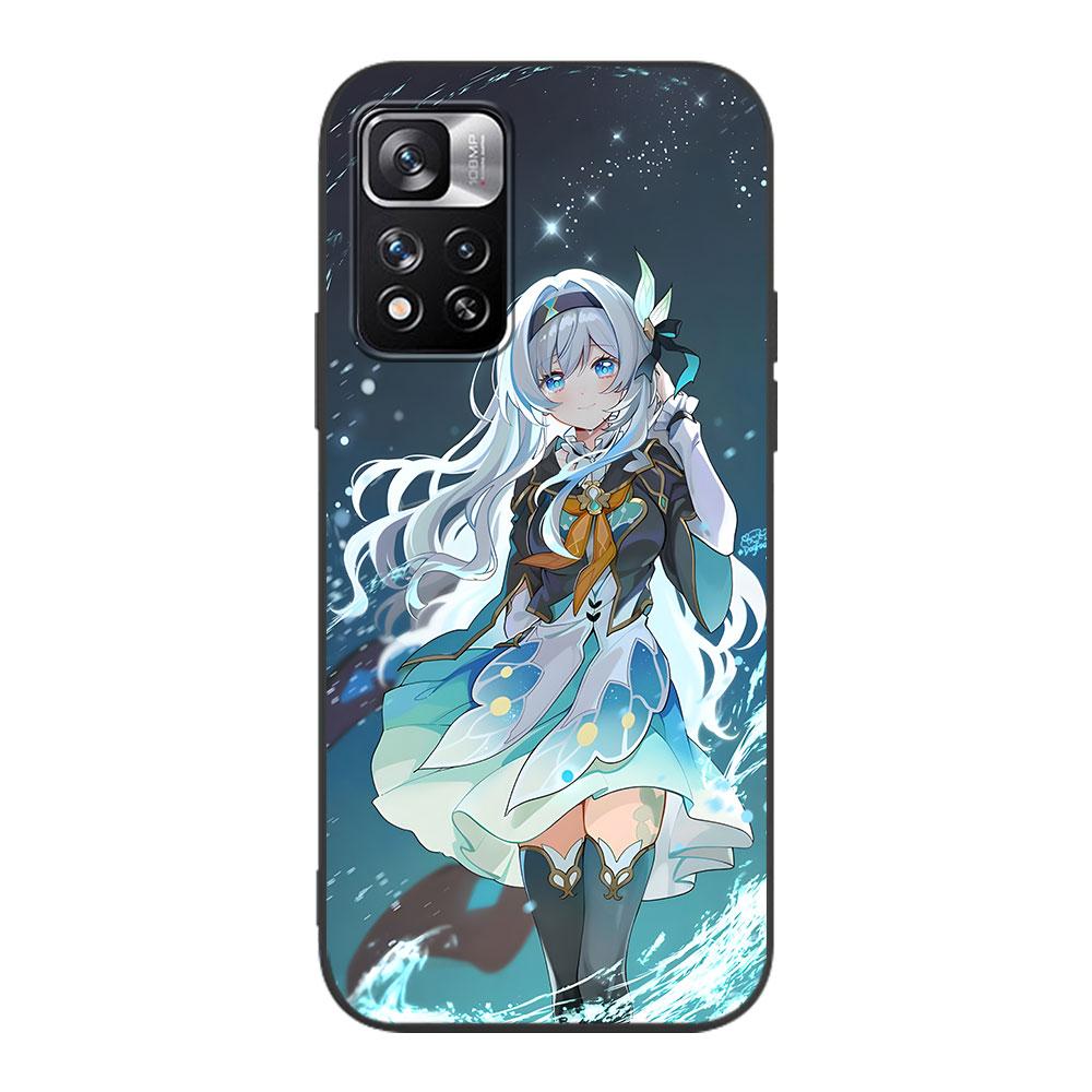 Firefly Honkai Star Rail Case for Xiaomi Redmi 10A 10C 9C 12C 9A 9i 10 12 9 Prime 9T K40 Pro Black Soft TPU Mobile Phone Cover