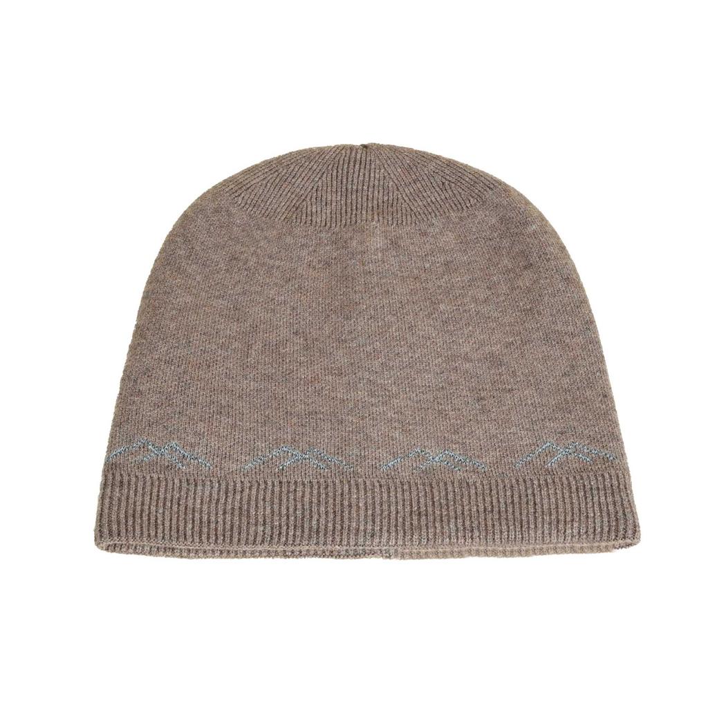 New Mountain Peak Embroidery Knitted Hat Men's and Women's Autumn and Winter Warm Wool Hat Versatile Pullover Cold Hat