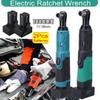 3/8"  42V Rechargeable Scaffolding 100Nm Right Angle Wrench Tool + 2 Battery Charger Cordless Electric Wrench Ratchet