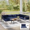 14-piece Dining Set Cushions - Dark Blue