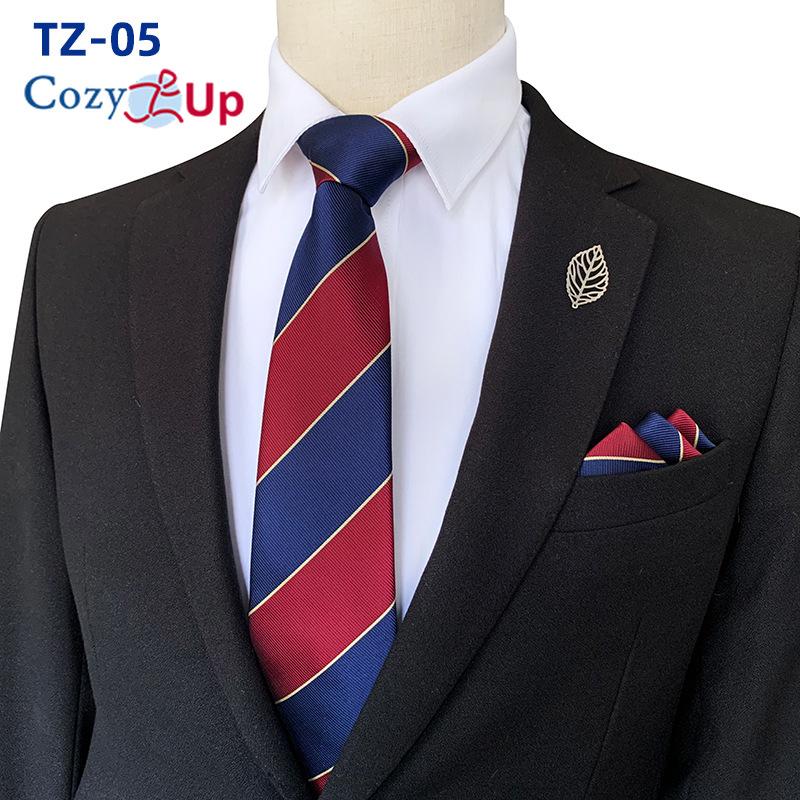 Conjunto de gravata de duas peças com flores para homens, listra, gravata, lenço de mão, paisley, xadrez, gravata
