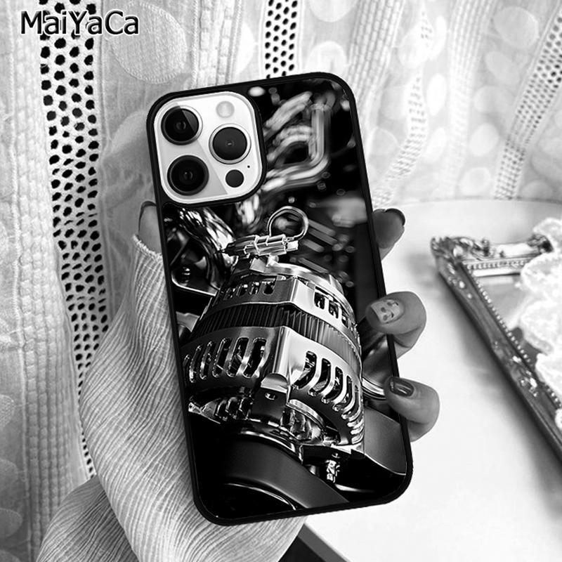 Motor Engine Motorcycle Phone Case Cover For iPhone 17 Air 16 16e 15 Plus 11 12 13 14 Pro Max Shell Coque