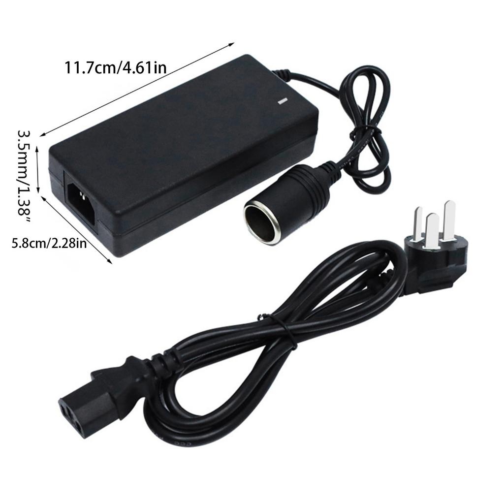Car Cigarette Lighter Adapter 220V To 12V Converter Power Socket Plug Adapter