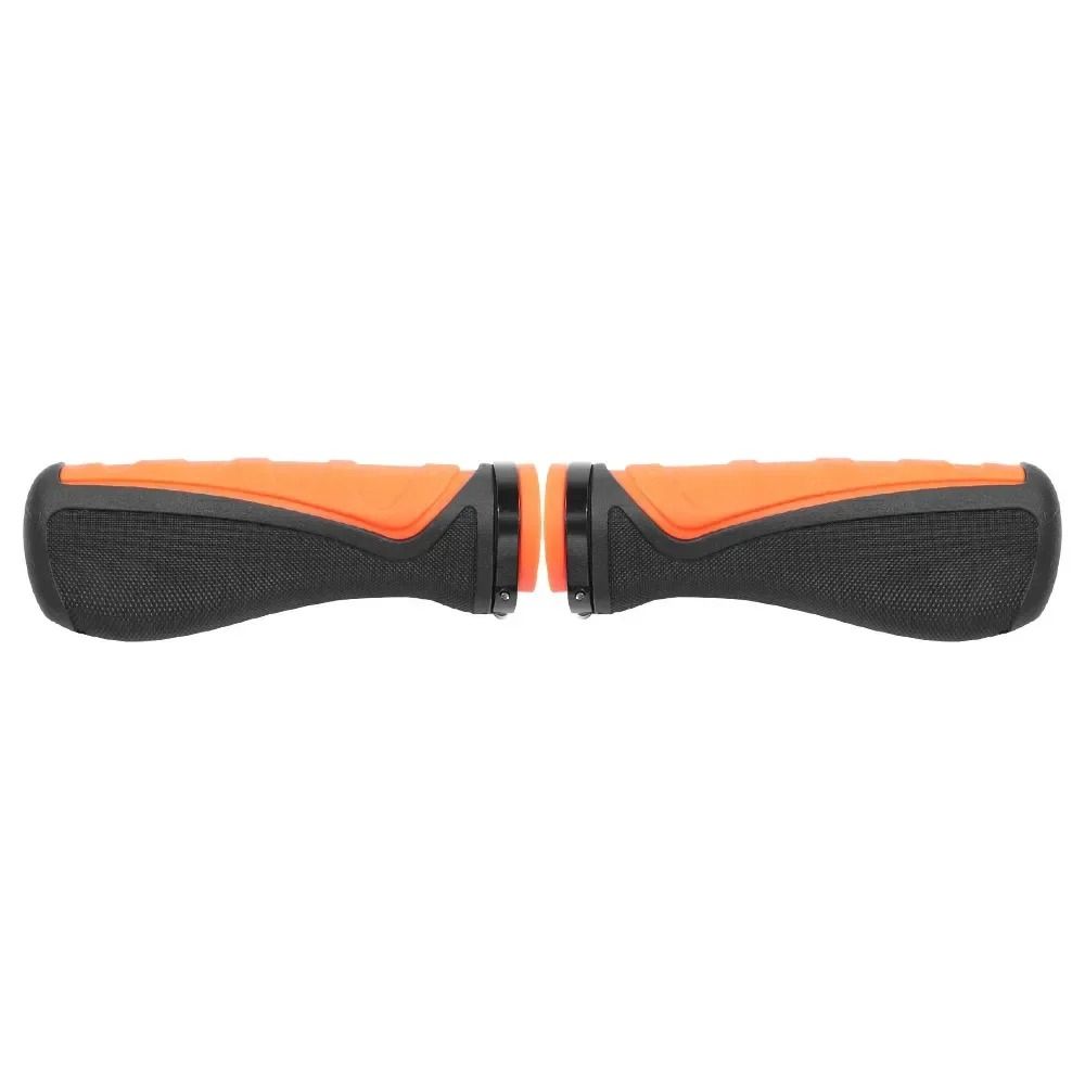 Orange Black Cycling Handle Grips Soft Rubber Electric Scooter Handlebar Cycling Accessories