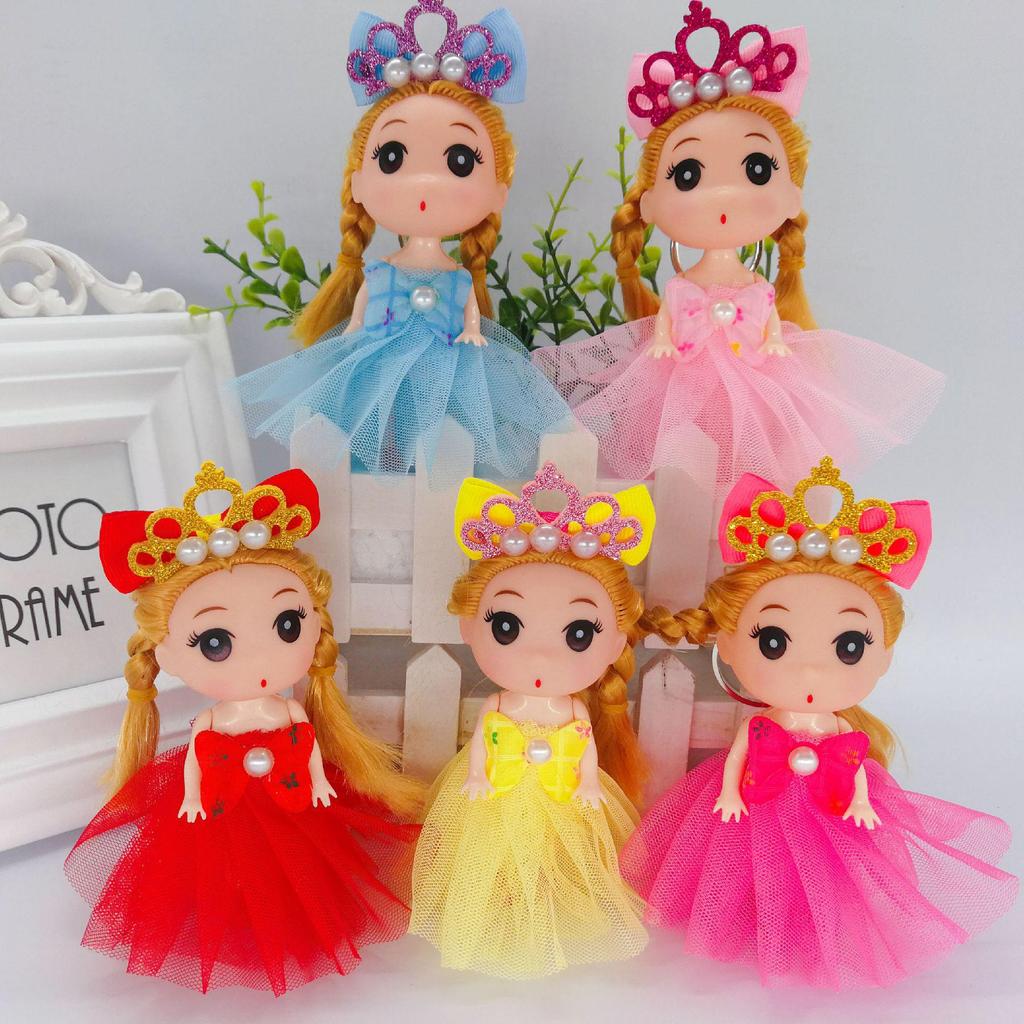 Happy Princess 12cm Girl Doll Keychain – Perfect Kindergarten Reward Gift