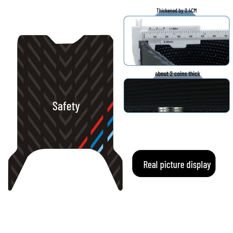 Durable Waterproof Anti-slip Rubber Foot Mat for Yadea Mofang Electric Vehicle