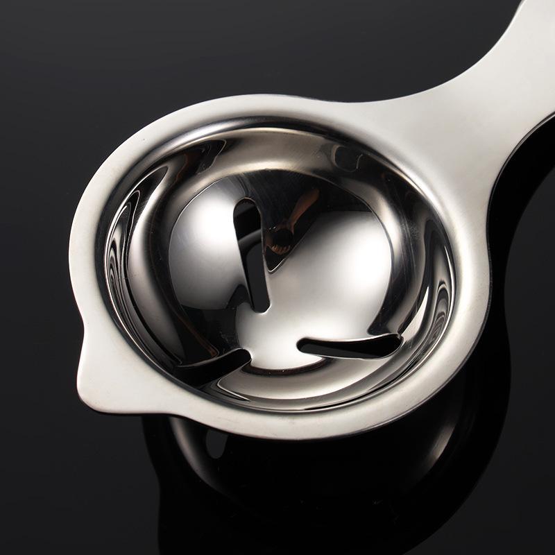 Stainless Steel Egg Separator Food Grade Material Easy Hanging Design Perfect For Home Baking Kitchen Cooking