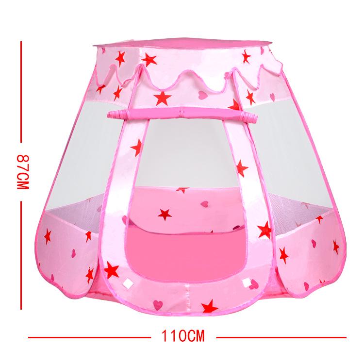 Kids Ocean Ball Pit Pool Toys Outdoor and Indoor Baby Toy Tents Baby Girls Fairy House Playhut Tent Princess Play Tents