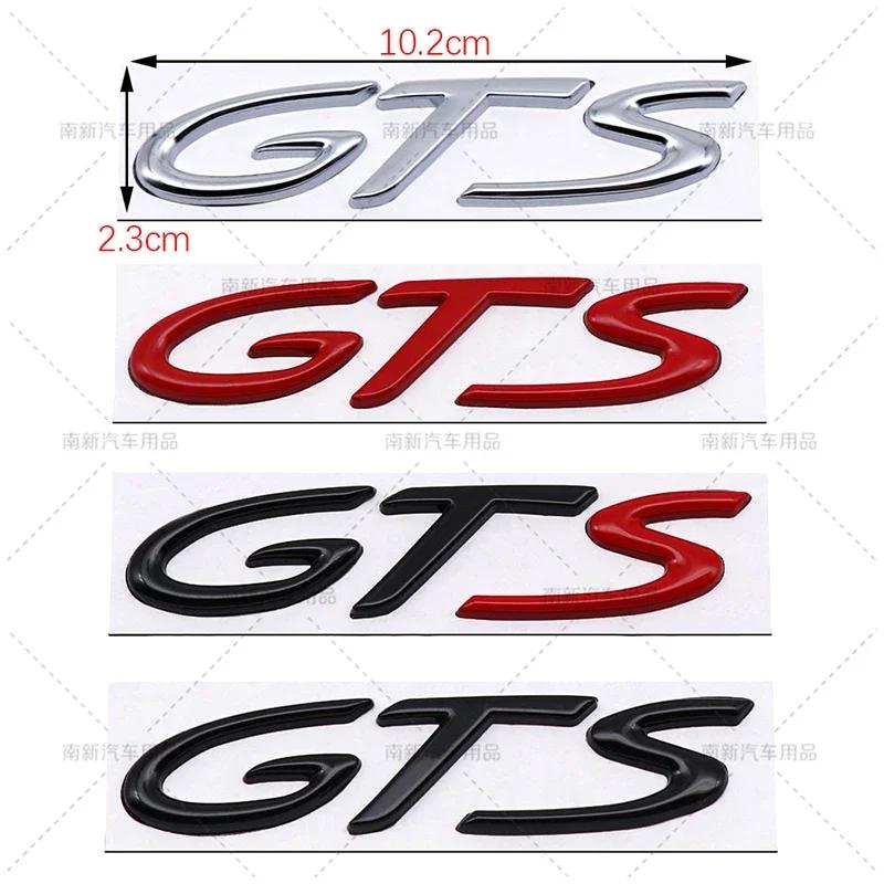 1 Pezzo Metallo GTS Body Emblema Distintivo Adesivo Auto per Cayenne Cayman Panamera Macan 911 918 718 928 901 930 Accessori Styling Auto