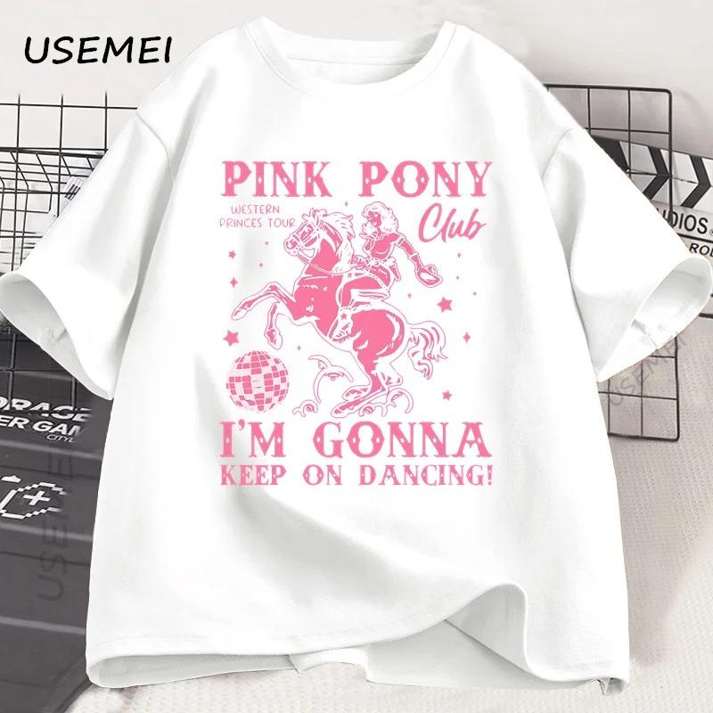 

Chappell Roan Футболка Pink Pony Club Футболка Тур Midwest Princess Группа Концерт Музыка Футболка с коротким рукавом Одежда S